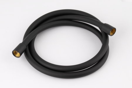 Шланг для душа ПВХ 150 см Remer 332CN2G150NO, черный матовый 