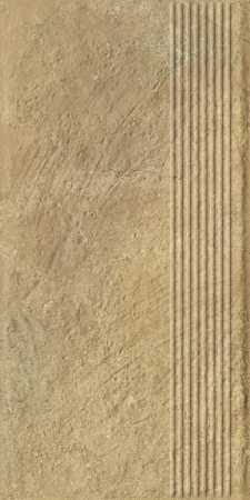 Ступень  Eremite Beige Stopnica Prosta Struktura Mat B1a 30x60 (1,44) 