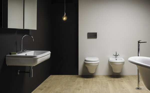 AZZURRA CHARME биде подвесное 52х40см, с 1 отв.c креплением KIT 2000 CF, цвет белый 