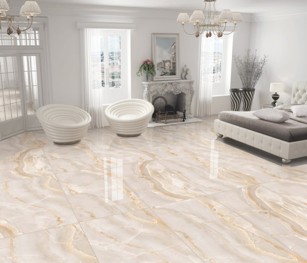  Carina Gold mat 60x60 