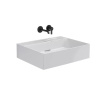Kerama Marazzi Раковина LOGICA мебельная 60*48*14,5см, без отв. под смеситель, с переливом, цвет белая глянцевая 