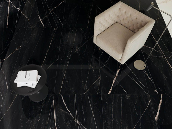 Empire Calacatta Black Listello /Эмпаир Калак. Блэк Борд. 7,2x60 