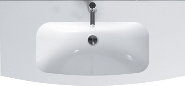 EB1881RU-00 Nona Nona раковина из гелькоата,  глянцевый белый, 100 см, 1 раковина 