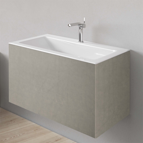 BETTE Loft  Раковина встраиваемая сверху  800х495х100 мм, без перелива, с 1 отв под см. цвет белый 