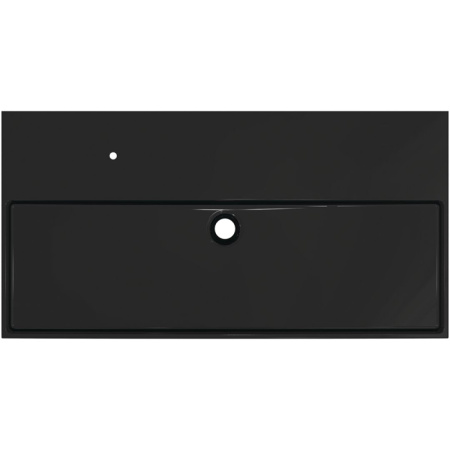 Ideal Standard Solos Раковина подвесная 100х50см, с 1 отв, без перелива, цвет: черный глянцевый 