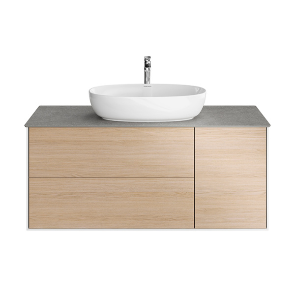 Kerama Marazzi Тумба PLAZA Modern подвесная 120 дуб виченце 3 ящика 