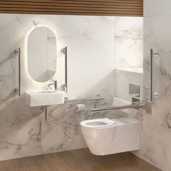 Ideal Standard i.life S Раковина 370х210xh120 мм, подвесная, с отв. под смес. справа, без перелива, без крепежа, цвет: белый глянец 