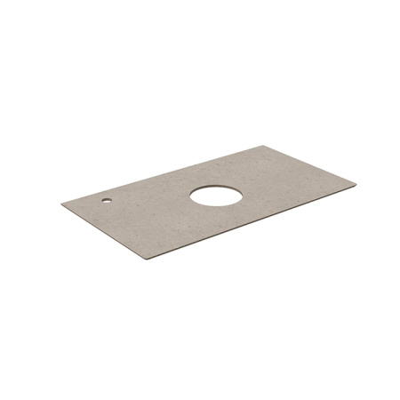 Kerama Marazzi MAGICA Столешница из керамогранита для накладных раковин Риккарди 90 см, бежевый матовый 